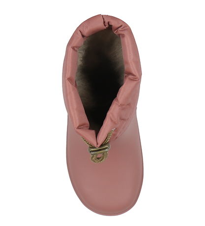 Mikk-Line Rubber Boots w. Lining - Rose Brown