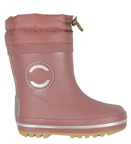 Mikk-Line Rubber Boots w. Lining - Rose Brown