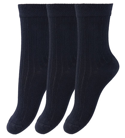 Minipop Socken - Bambus - 3er-Pack - Navy