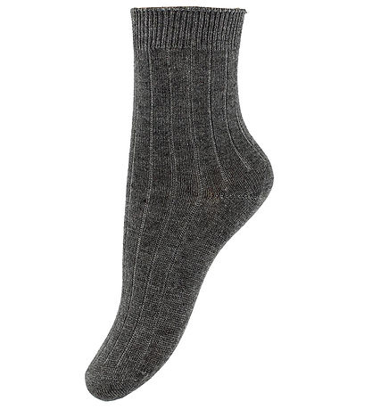 Minipop Socks - Bamboo - 3-Pack - Dark Grey Melange