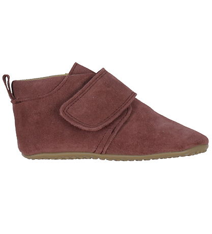 Chaussures en cuir à semelle souple Pom Pom - Débutants Velcro -