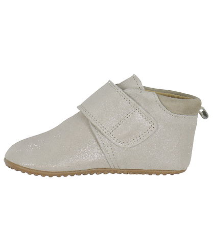 Chaussures en cuir à semelle souple Pom Pom - Débutants Velcro -