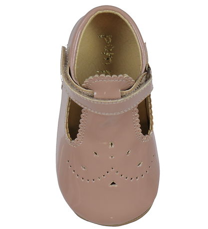 Pom Pom Ballerina Inneskor - T-Bar - Rose Patent