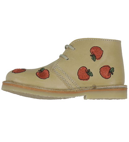 Pom Pom Skór - Eftirréttur Lace - Dark Camel