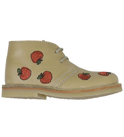 Pom Pom Skór - Eftirréttur Lace - Dark Camel