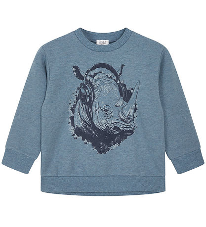 Hust and Claire Sweatshirt - Sejer - Ocean Melange w. Rhino