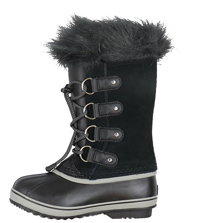 Sorel Winter Boots - Youth Joan Of Arctic - Black/Dove