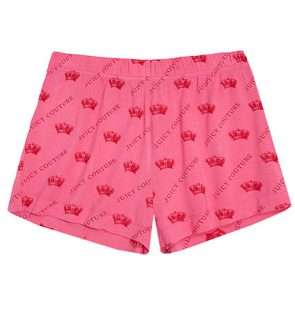 Juicy Couture Nattshorts - Buzz - Rosa & Röd Korn Tryck