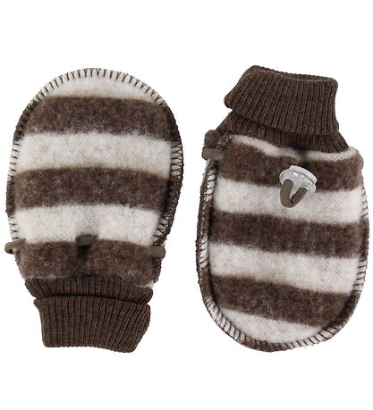 Joha Mittens - Wool - 2-layer - Brown