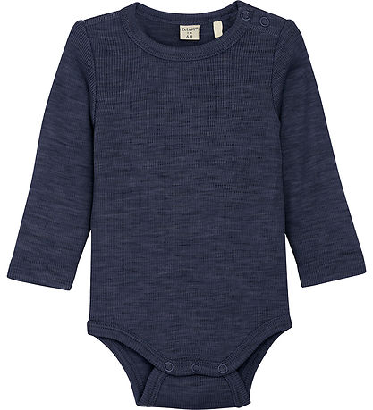 CeLaVi Bodysuit L/æ - Wool - Naval Academy Melange