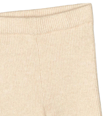 Fliink Leggings - Prjónað - Benna Rib - Sandshell