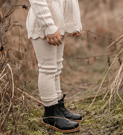 Fliink Leggings - Prjónað - Benna Rib - Sandshell
