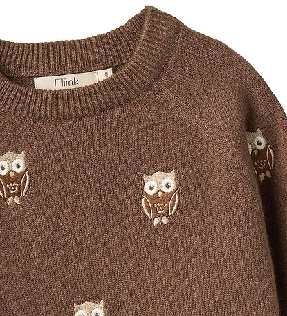 Fliink Bluse - Alon Owl - Pullover - Karaffe