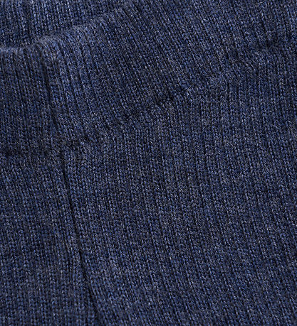 CeLaVi Leggings - Wool - Knitted - Naval Academy Melange