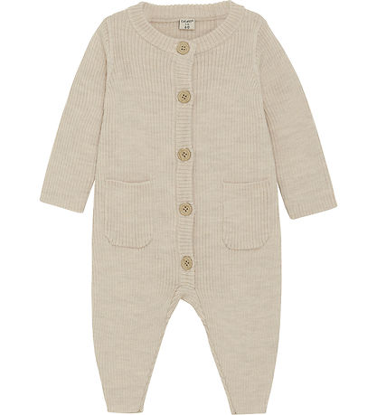 CeLaVi Jumpsuit - Wool - Knitted - Dune Melange