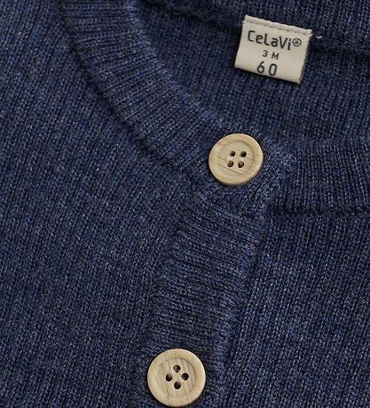 CeLaVi Jumpsuit - Wool - Knitted - Naval Academy Melange
