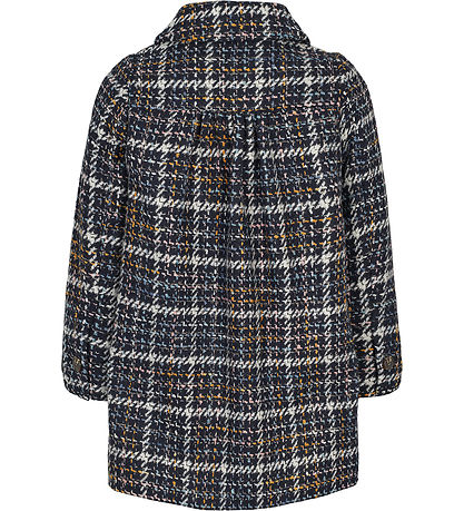 MarMar Jacket - Polyester/Wool - Olive - Navy Check