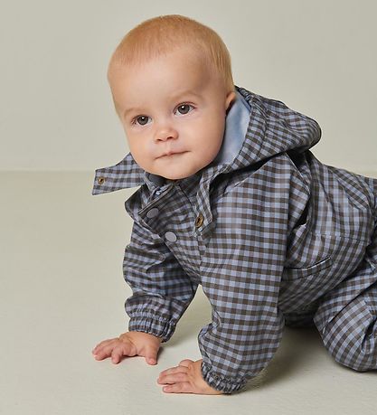 MarMar Rainsuit w. Fleece - PU - Orion - Espresso Check