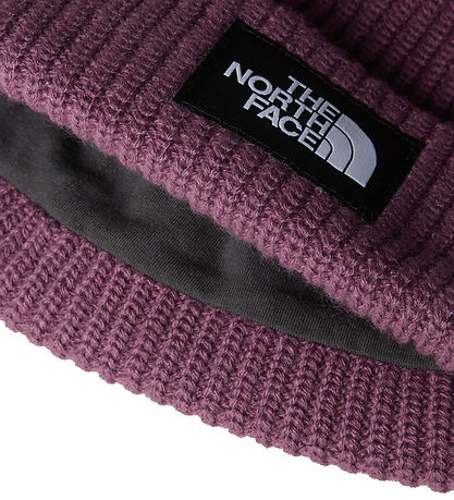 The North Face Beanie - Knitted - Salty Lined - Midnight Mauve