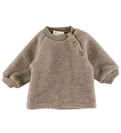 Engel Blússa - Ull - Walnut Melange