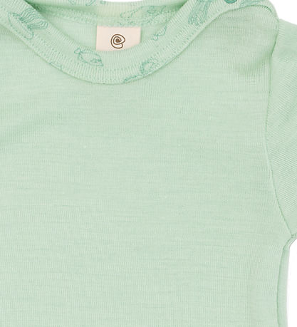 Engel Romper k/æ - Wol/Zijde - Pastel Mint