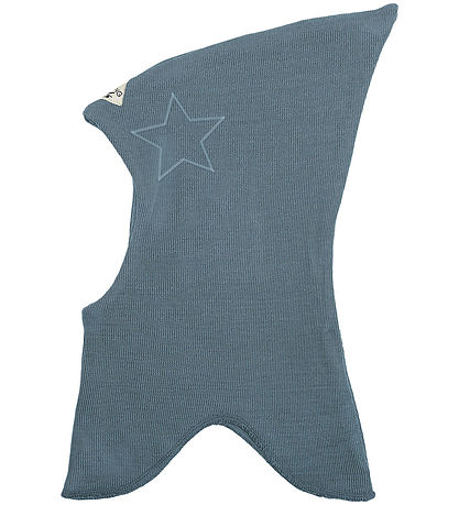 Racing Kids Balaclava - Wool/Cotton - 2-layer - Goblin Blue