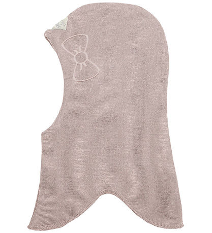 Racing Kids Balaclava - Wool/Cotton - 2-layer - Rose Mushroom
