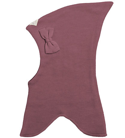 Racing Kids Balaclava - Wool/Cotton - 2-layer - Dusty Heather w.