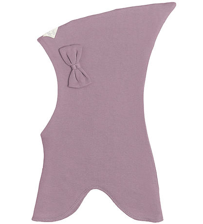 Racing Kids Balaclava - 2-layer - Elderberry w. Bow