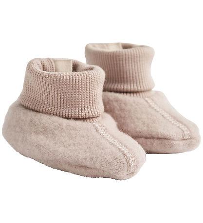 Wheat Booties - Wool fleece - Lei - Dry Rose