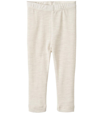 Wheat Leggings - ull - Agi - Eggshell Melange