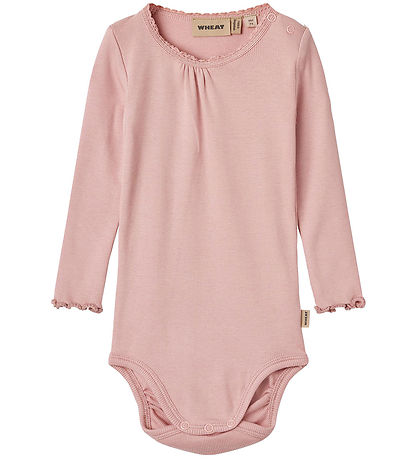 Wheat Bodysuit L/æ - Rib - Lotta - Rose Frozen