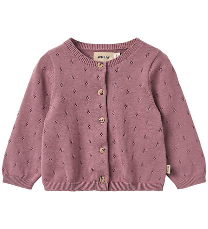 Wheat Cardigan - Prjónað - Maia - Lavender Dawn M. Mynsturprjón