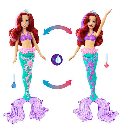 Disney Princess Puppe - 30 cm - Farbe Splash Ariel