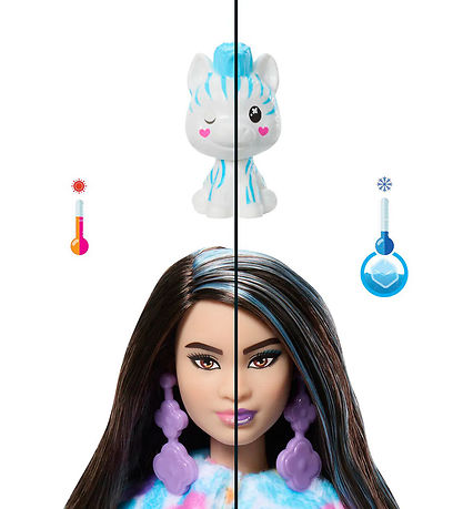 Barbie Puppe - Cutie Reveal Color Dreams - Zebra