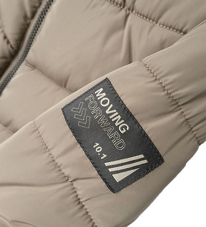 Name It Puffer Jacket - Fleece - NmmMathew - Desert Taupe