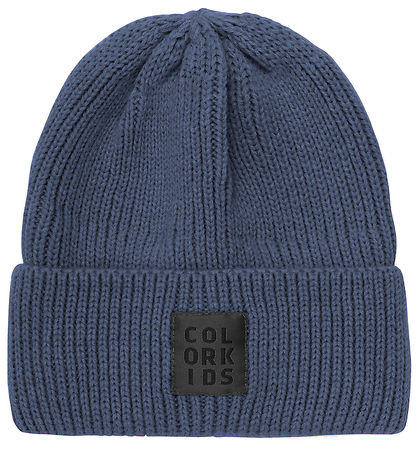 Color Kids Beanie - Wool/Acrylic - Vintage Indigo