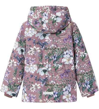 Name It Padded Jacket - NkfMaxi - Grape Shake/Flower
