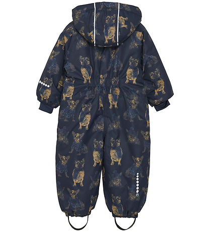 Minymo Snowsuit - Navy w. Dogs