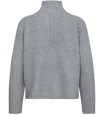 Sofie Schnoor Bluse - Strick - Grey Melange