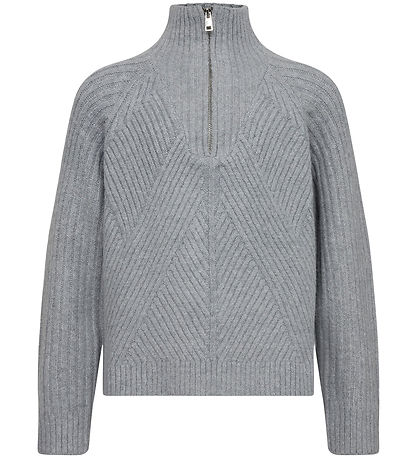 Sofie Schnoor Bluse - Strick - Grey Melange