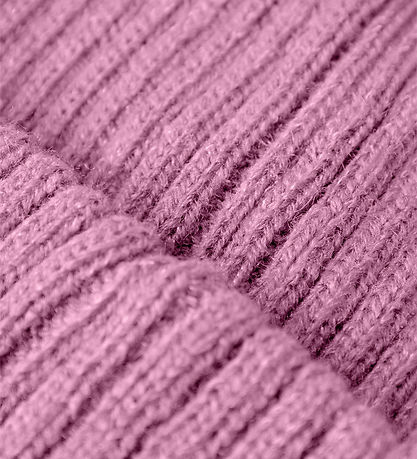 Name It Beanie - Knitted - NmfMilan - Moonlite Mauve Glitter