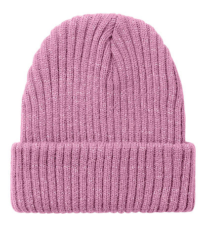 Name It Beanie - Knitted - NmfMilan - Moonlite Mauve Glitter
