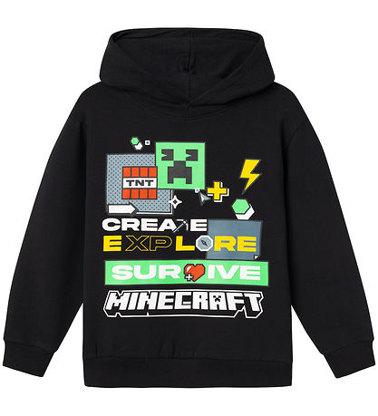 Name It Kapuzenpullover - NkmSince - Minecraft - Schwarz