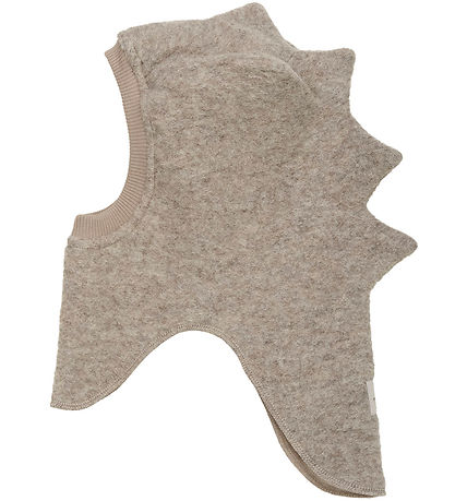 Huttelihut Balaclava - Wool - 2-layer - Camel Melange
