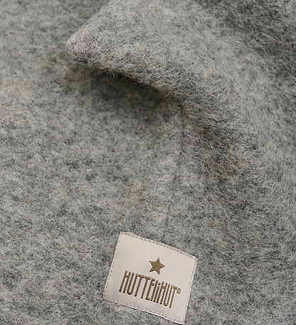 Huttelihut Balaclava - Wool - 2-layer - Medium+ Grey Melange
