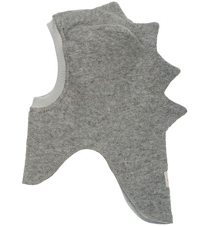 Huttelihut Balaclava - Wool - 2-layer - Medium+ Grey Melange