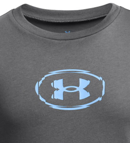 Under Armour Stuttermabolur - Slice Lógó - Castlerock