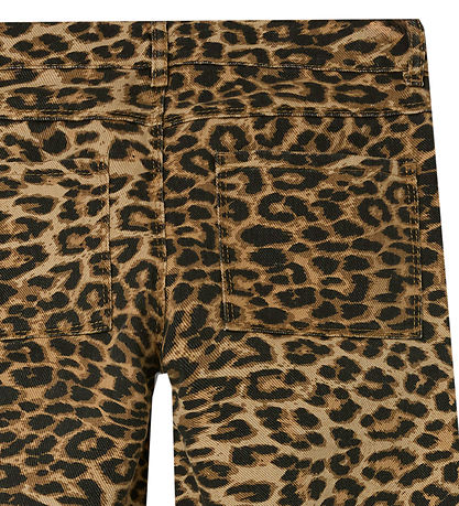 Name It Byxor - Twill - NkfRose - Silver Mink/Leopard