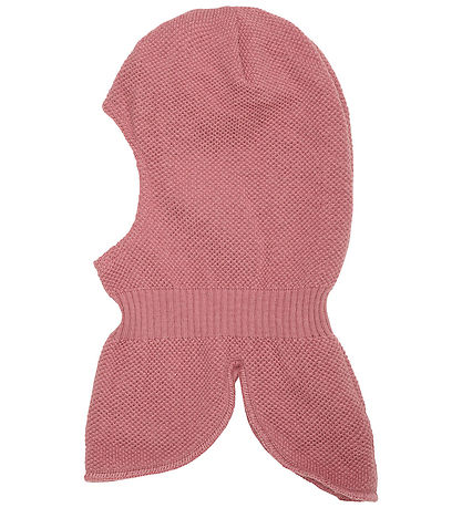 Minymo Balaclava - Wool/Cotton - 2-layer - Dusty Rose